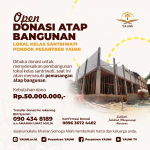 donasi atap pembangunan
